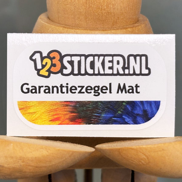 Garantiezegel Mat