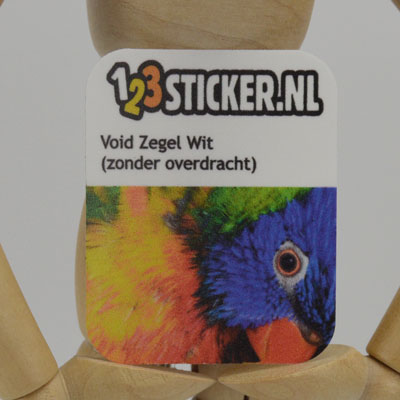 Void Zegel Wit (zonder overdracht)