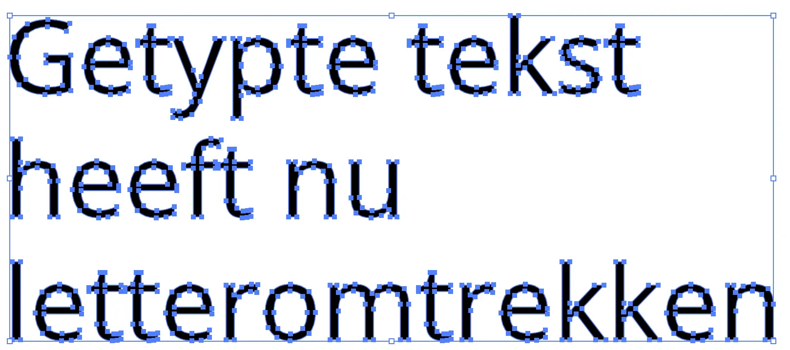 Illustrator letteromtrekken maken