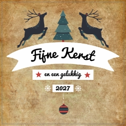 Fijne kerst en een gelukkig nieuwjaar