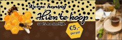 Honing te koop Spandoek